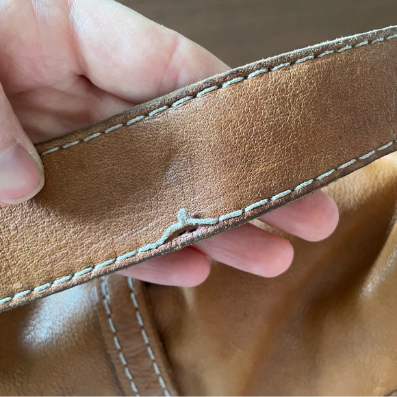 Ruehl No.925 Vintage Tan Leather Shoulder Bag - Picture 9 of 9